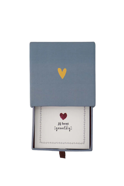 Zusss | Herzarmband in Schiebebox – Niedlich