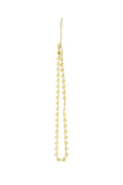 Zusss | Ketting structuur hartjes goud
