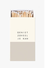 Zusss | Lucifers geniet wit/zand