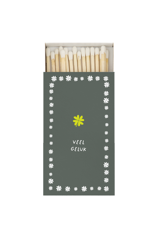 Zusss | Lucifers veel geluk wit/groen