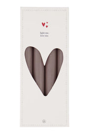 Zusss | Set van 4 rustieke kaarsen 20cm zand