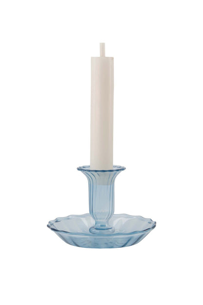 Zusss | Kandelaar glas blauw