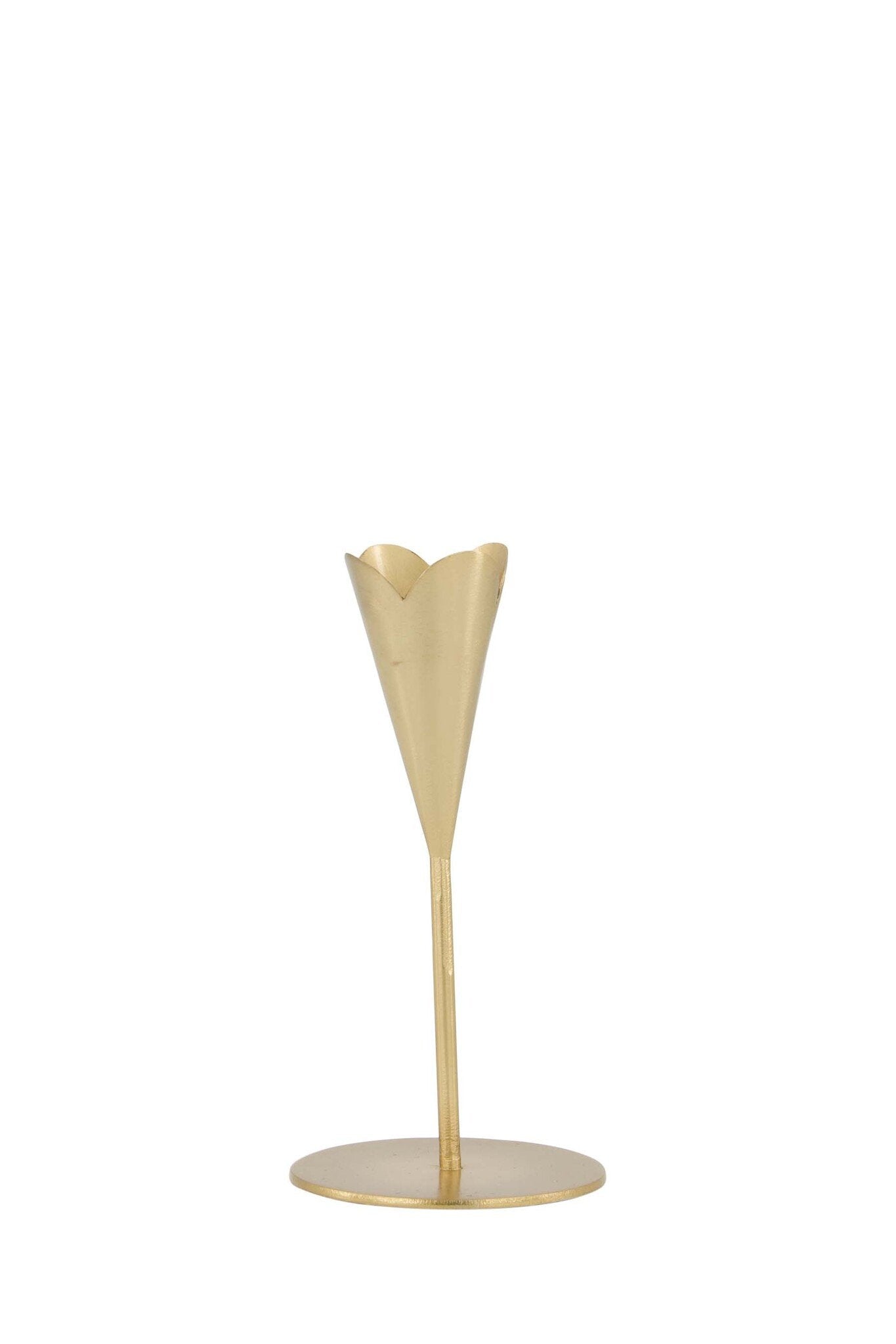 Zusss | Kerzenständer aus Metall, Herz, Gold