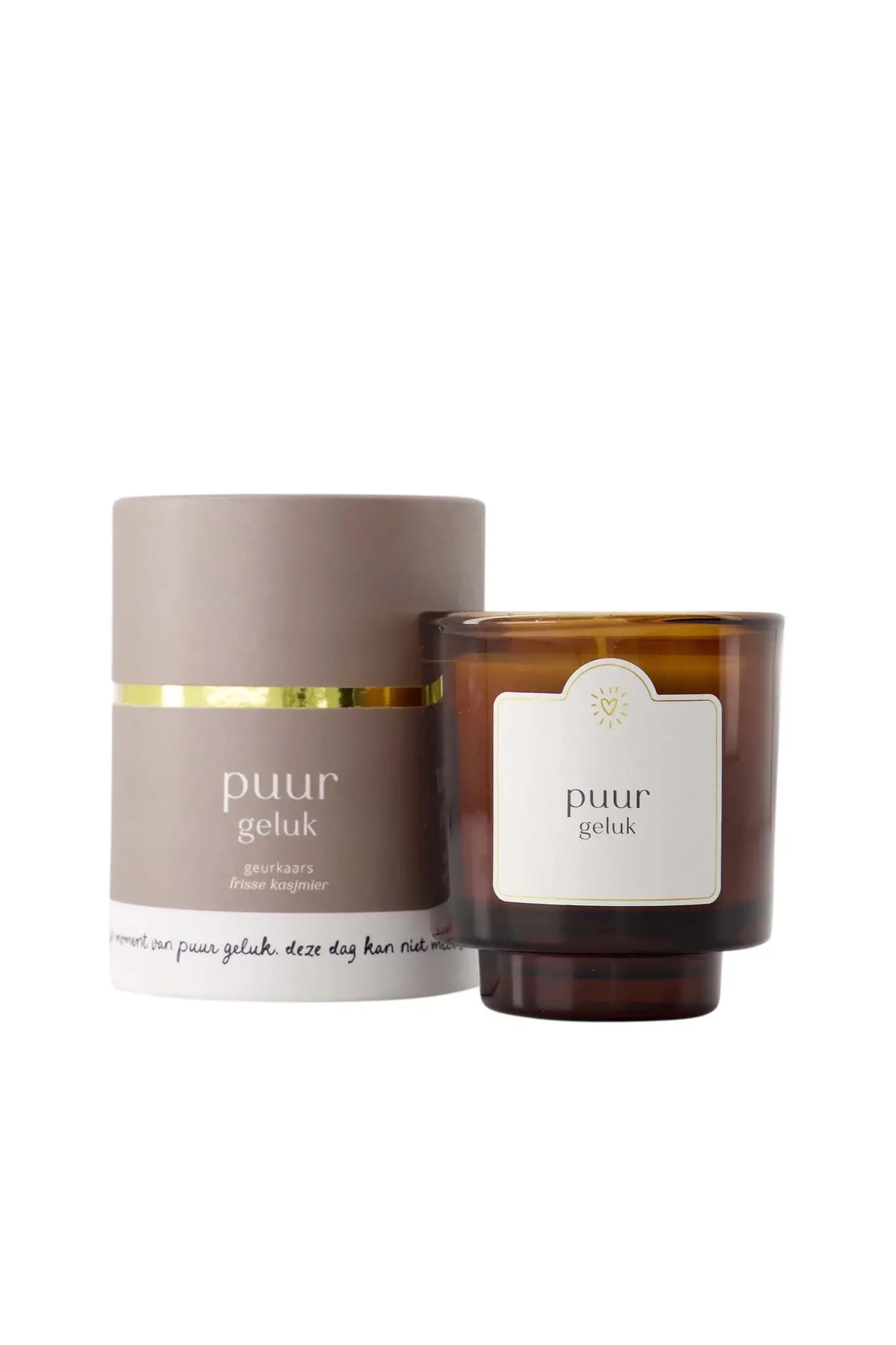 Zusss | Geurkaars glas in koker Puur geluk