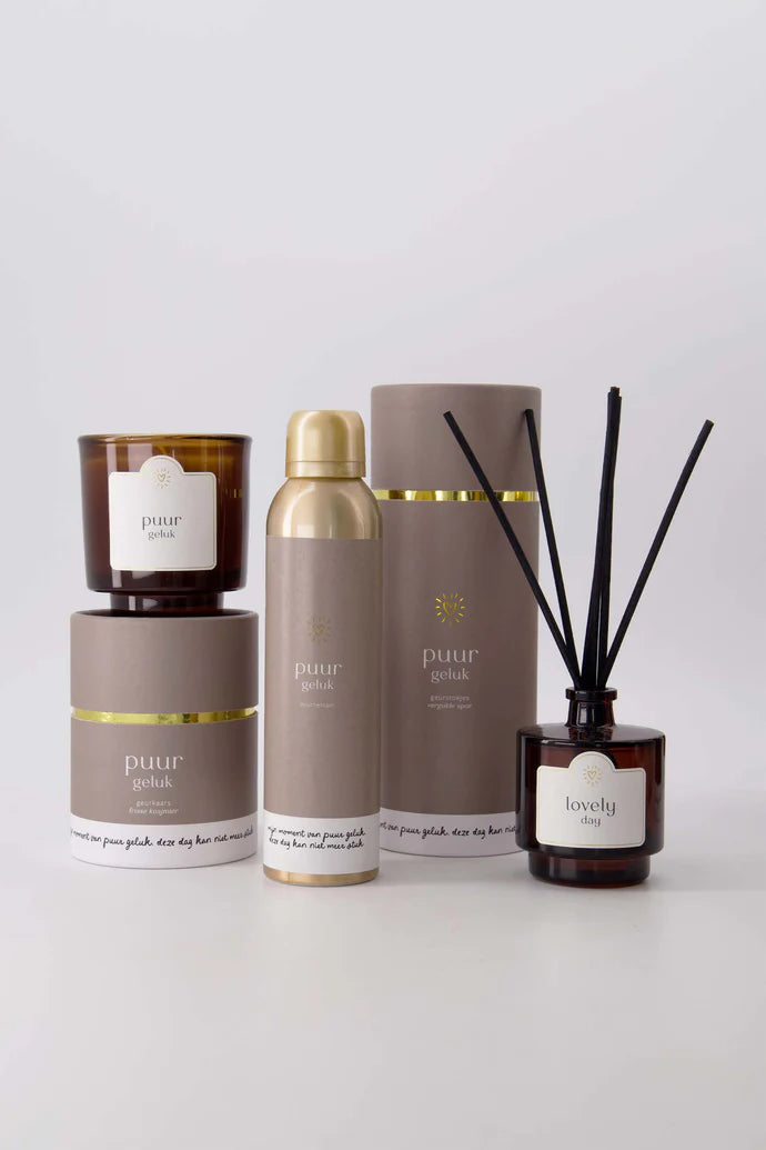 Zusss | Geurkaars glas in koker Puur geluk