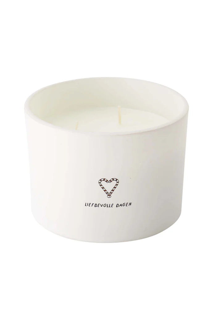 Zusss | Duftkerze in Herzform aus Glas – Liebevolle Tage