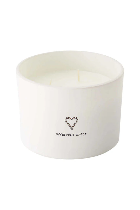 Zusss | Duftkerze in Herzform aus Glas – Liebevolle Tage
