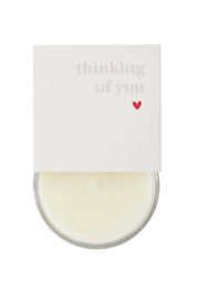 Zusss | Geurkaars in wikkel thinking of you wit goud