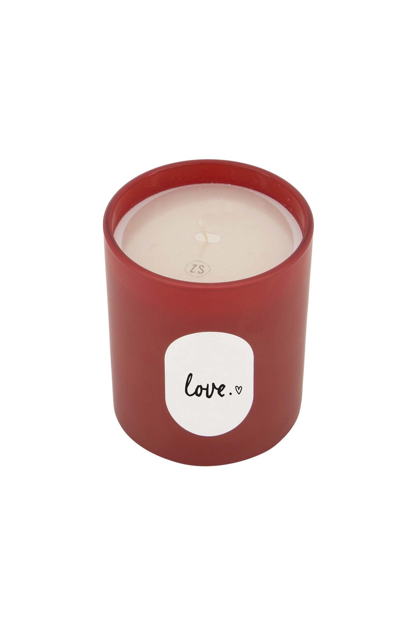 Zusss | Duftkerze aus Glas, rot
