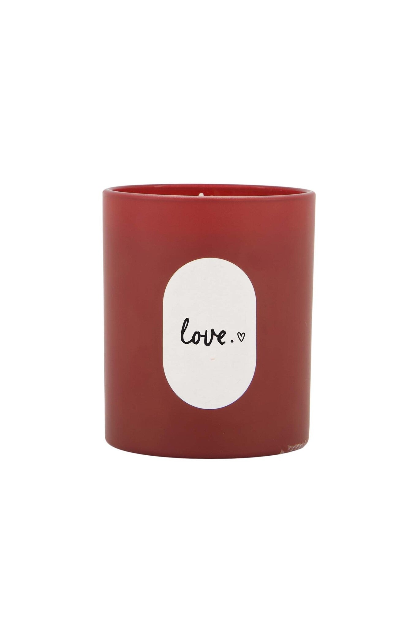 Zusss | Duftkerze aus Glas, rot