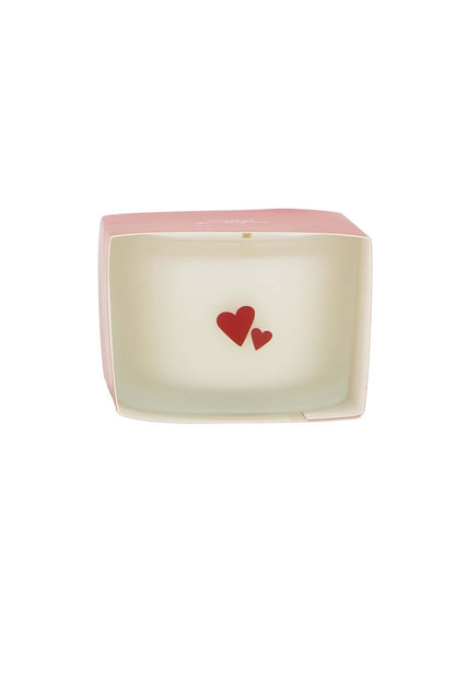 Zusss | Geurkaars in wikkel happy you and me wit/rood