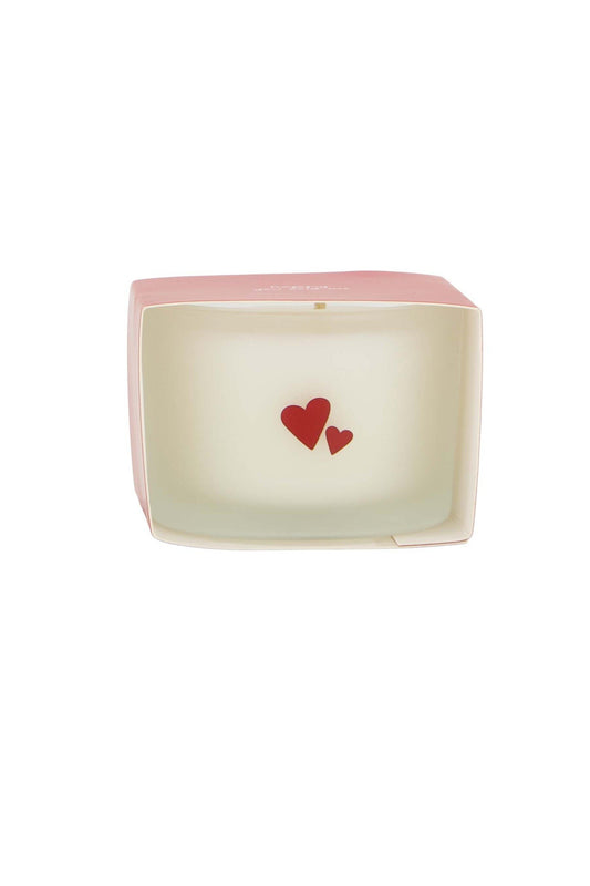 Zusss | Geurkaars in wikkel happy you and me wit/rood