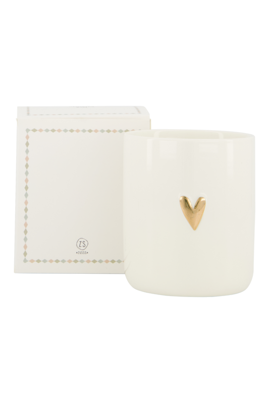 Zusss | Geurkaars keramiek in doosje lief kleintje