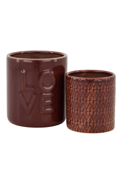 Zusss | Geurkaars keramiek love port