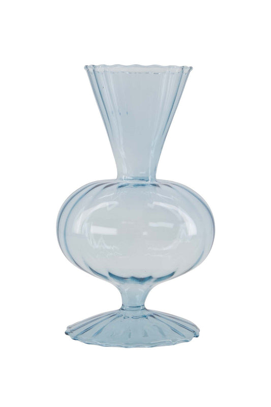 Zusss | Vaasje glas L blauw