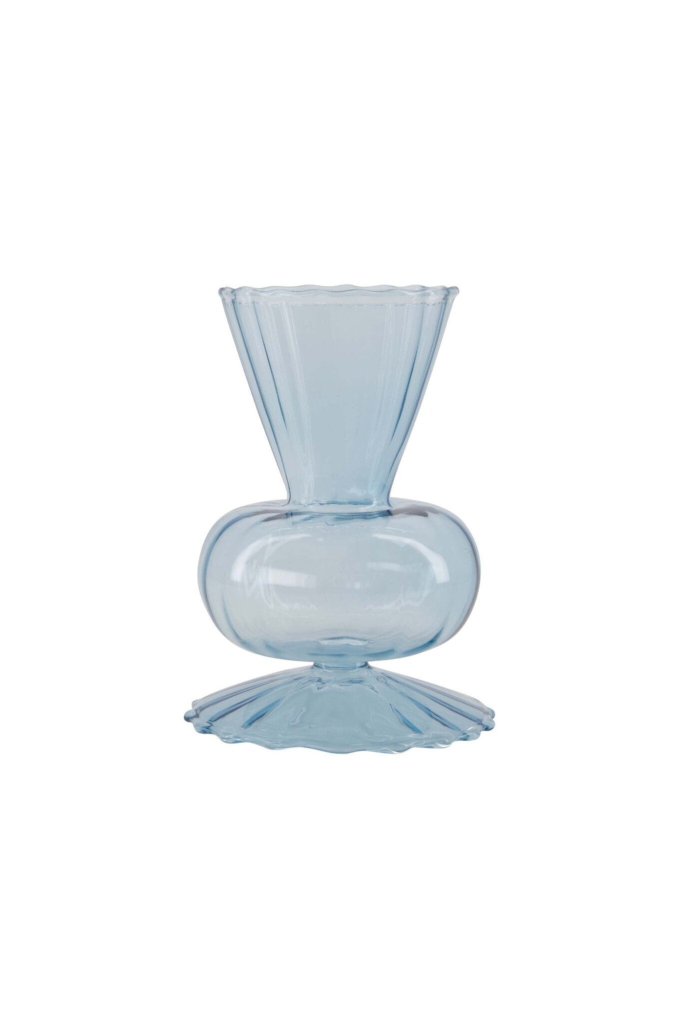 Zusss | Vaasje glas M blauw