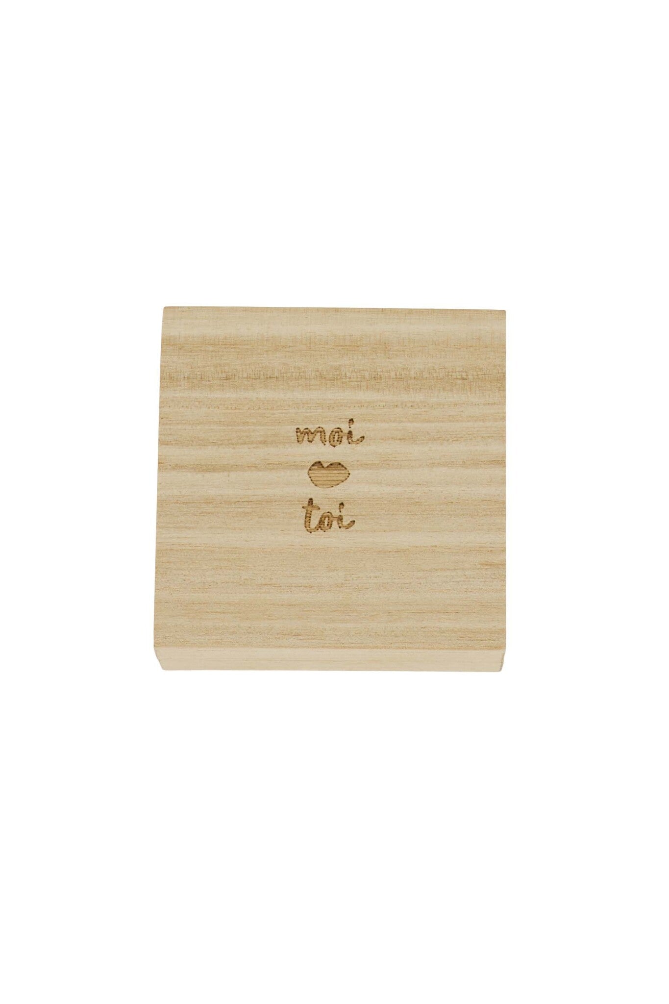 Zusss | Holzkiste mit weiß/goldenem Vogel 