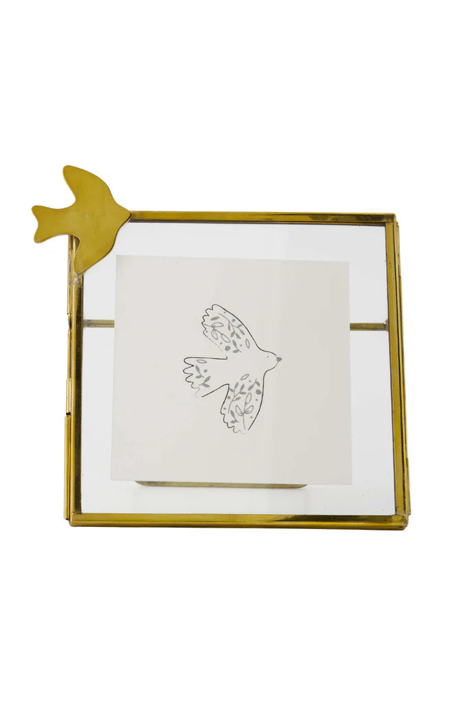 Zusss | Bilderrahmen Vogel Gold