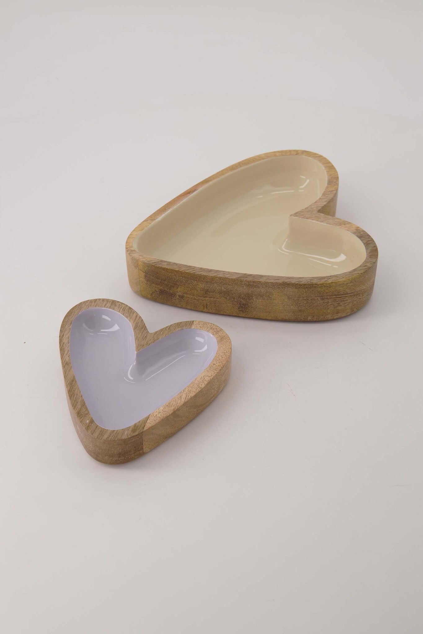 Zusss | Houten kom hartje blauw