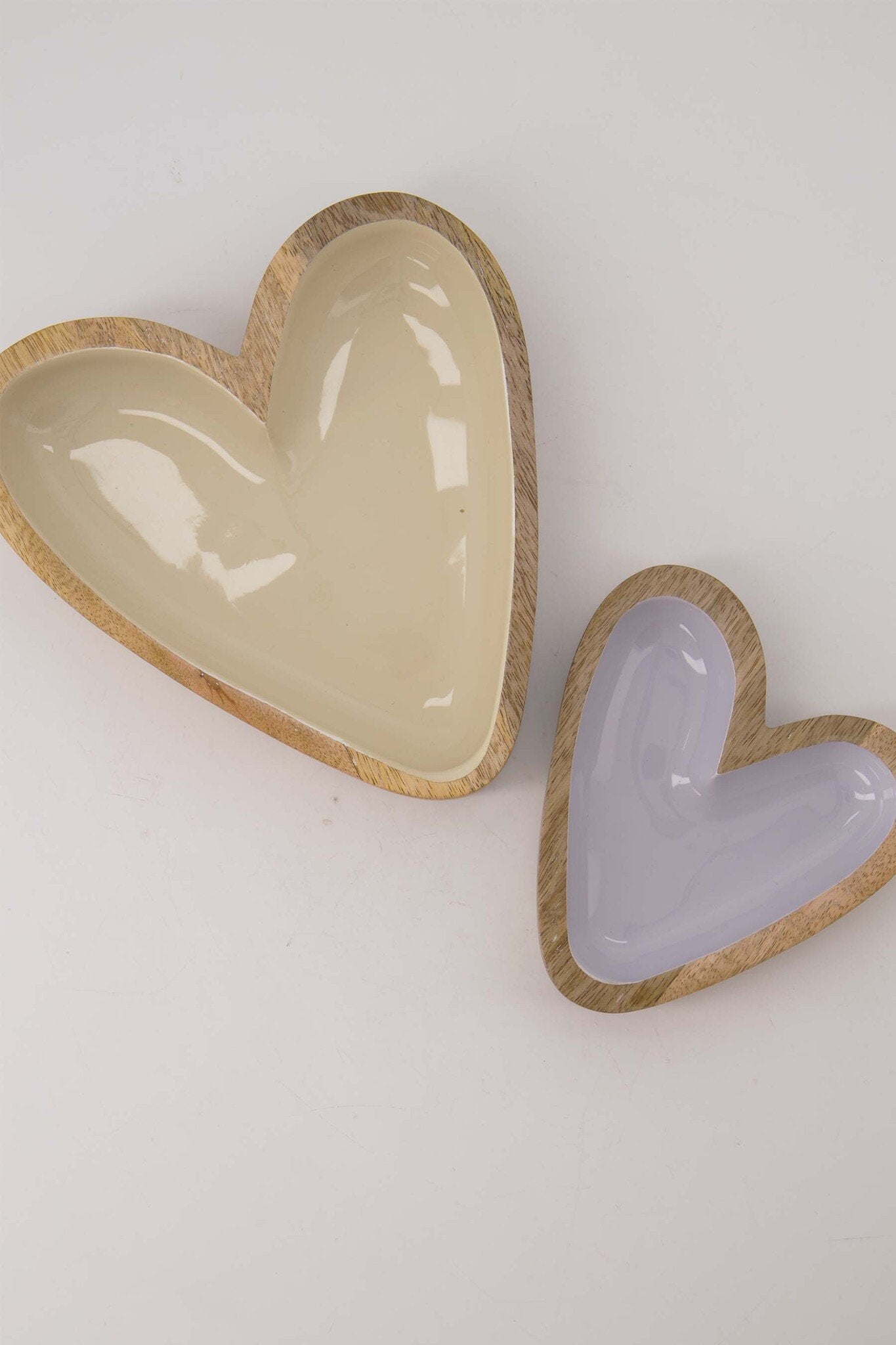 Zusss | Houten kom hartje blauw