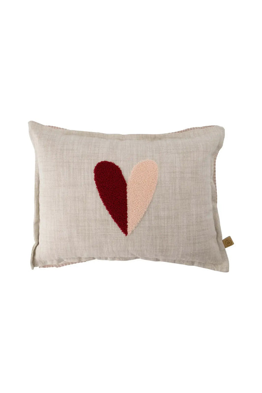 Zusss | Kussen hartje 35x25cm