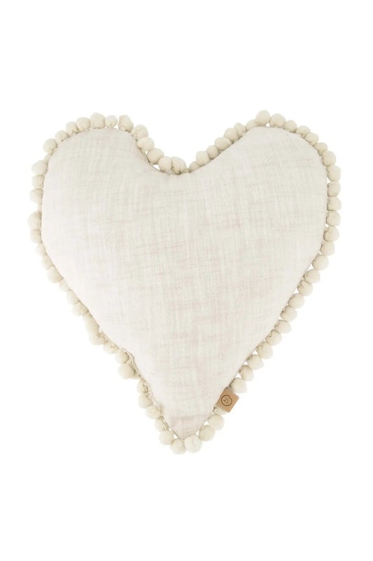 Zusss | Kussen hartvorm 36x40cm