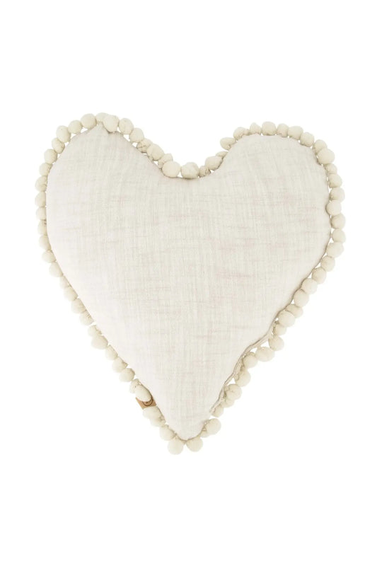 Zusss | Kussen hartvorm 36x40cm