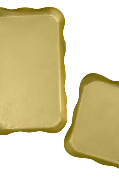 Zusss | Rechteckiger Serviettenhalter, Gold