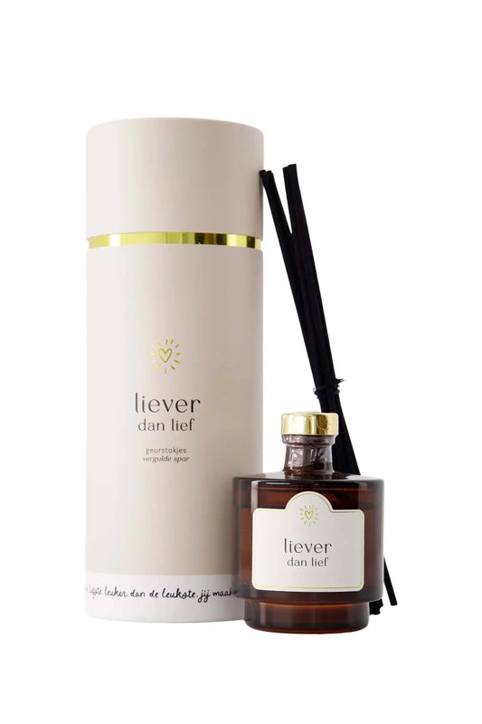 Zusss | Geurstokjes in koker Liever dan lief off white