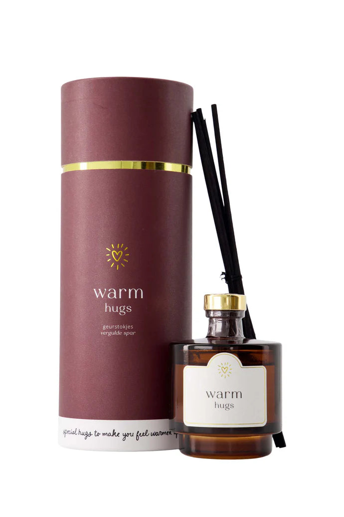 Zusss | Geurstokjes in koker warm hugs donkerrood