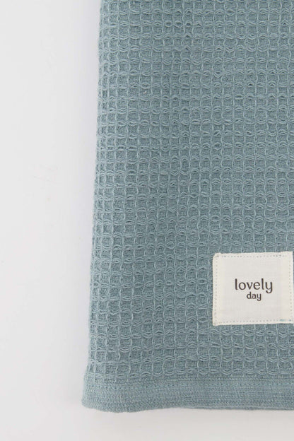 Zusss | Gästetuch Schöner Tag graublau