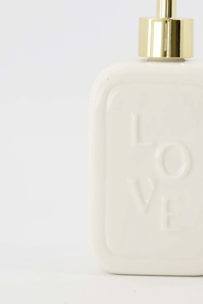 Zusss | Keramik-Seifenpumpe Liebe