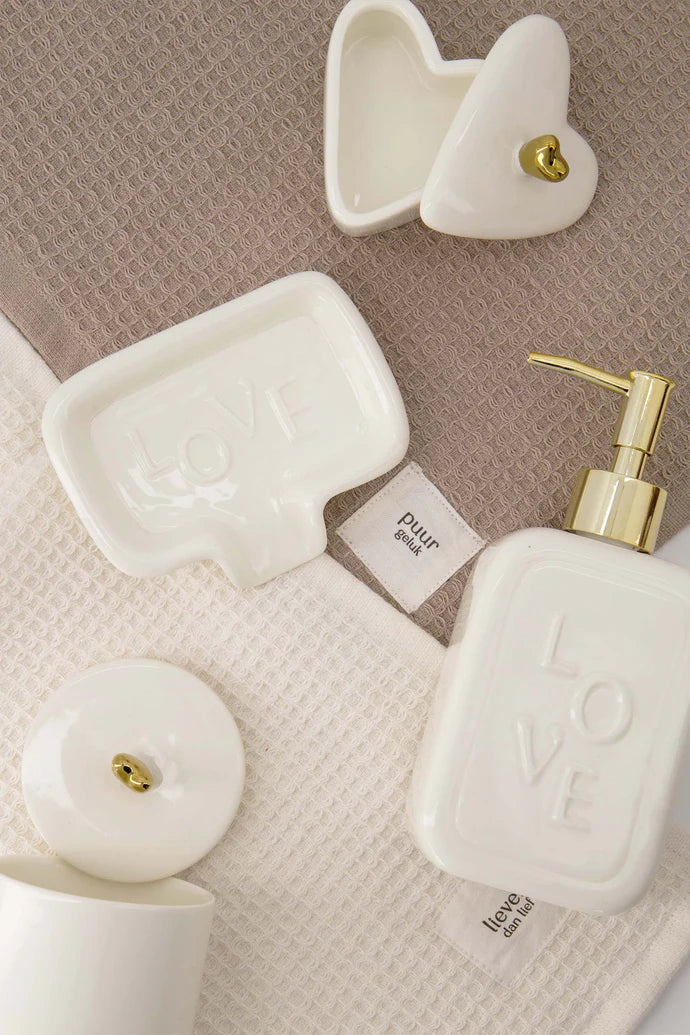 Zusss | Keramik-Seifenpumpe Liebe