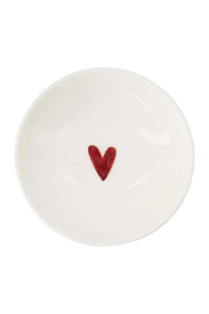 Zusss | Schaaltje hartje wit/rood