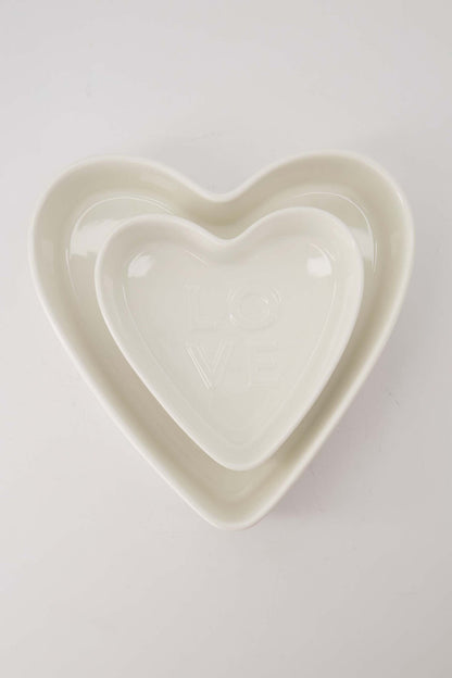 Zusss | Ovenschaal keramiek hartvorm love klein