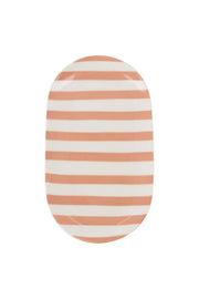 Zusss | Serveerschaal streep roze 20x11,5cm