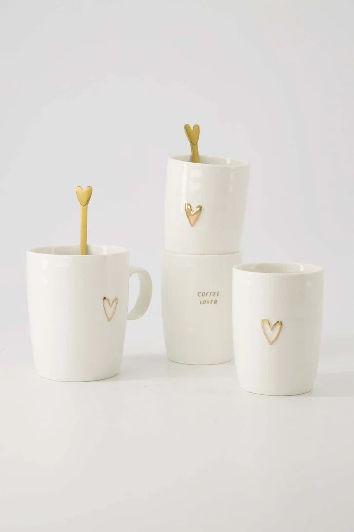 Zusss | Koffiemok open hartje goud
