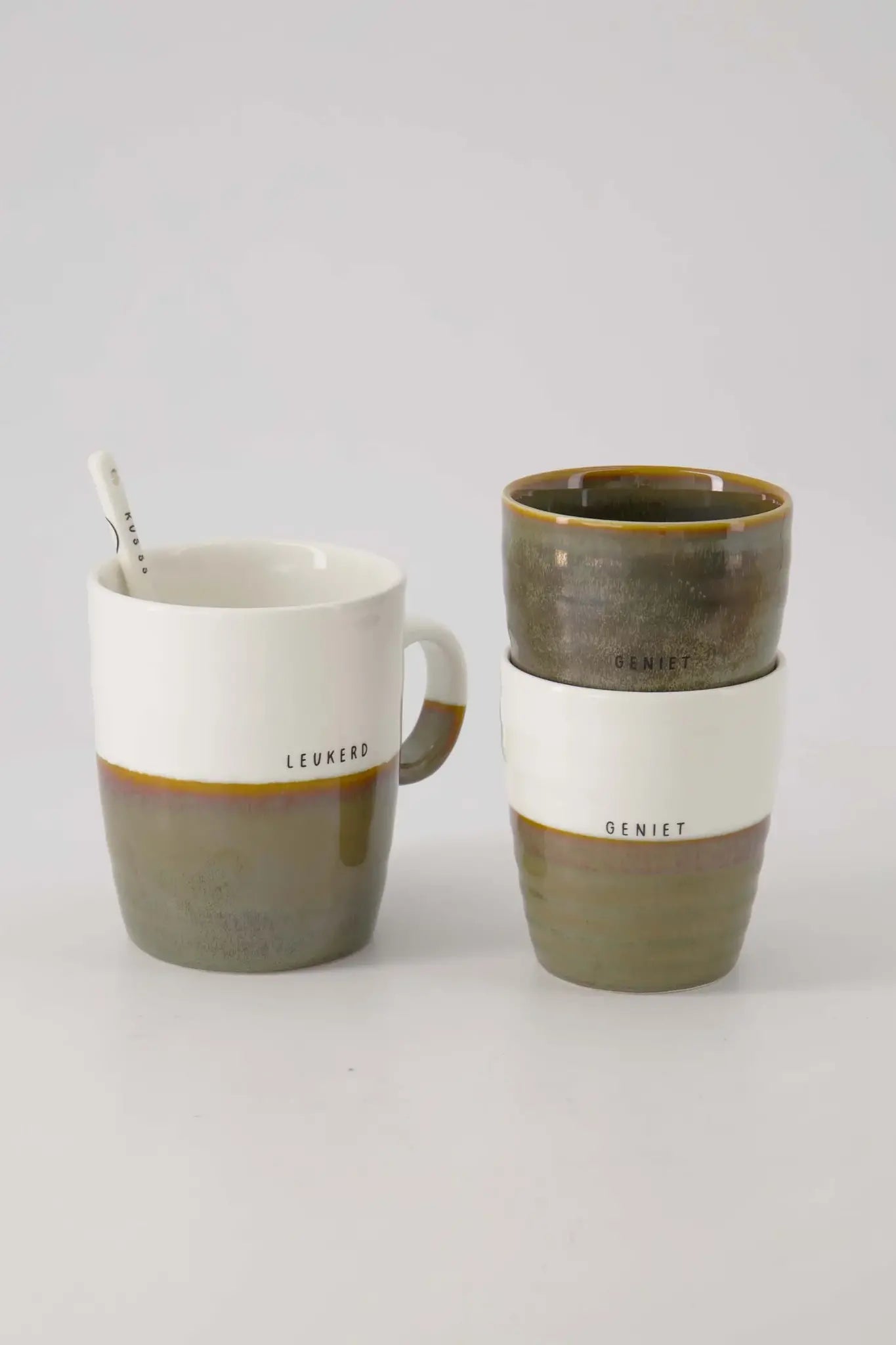 Zusss | Koffiemok geniet donkergroen