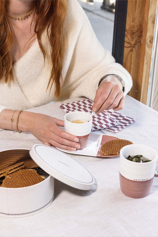 Zusss | Theemok happiness burgundy