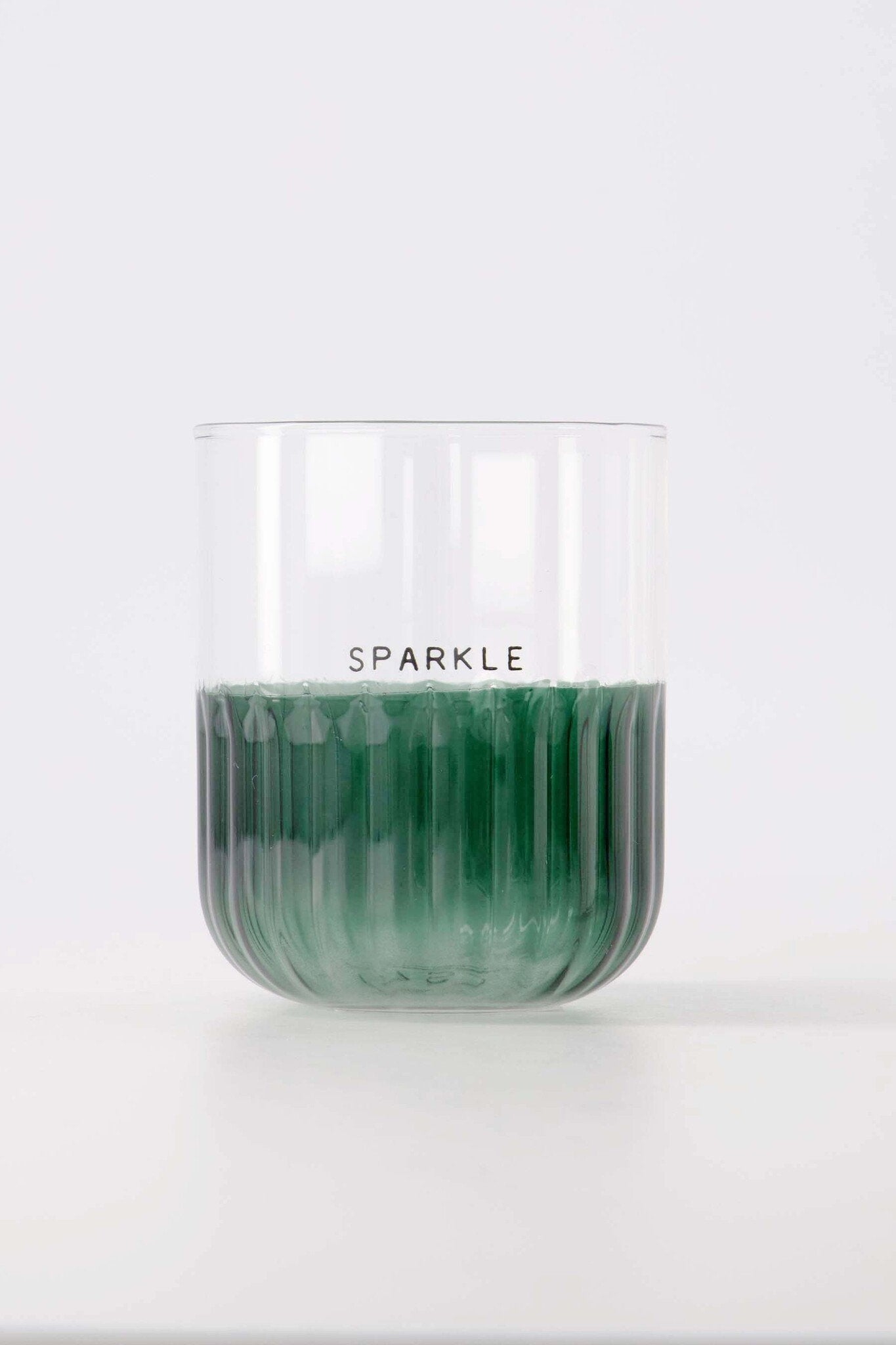 Zusss | Drinkglas sparkle groen