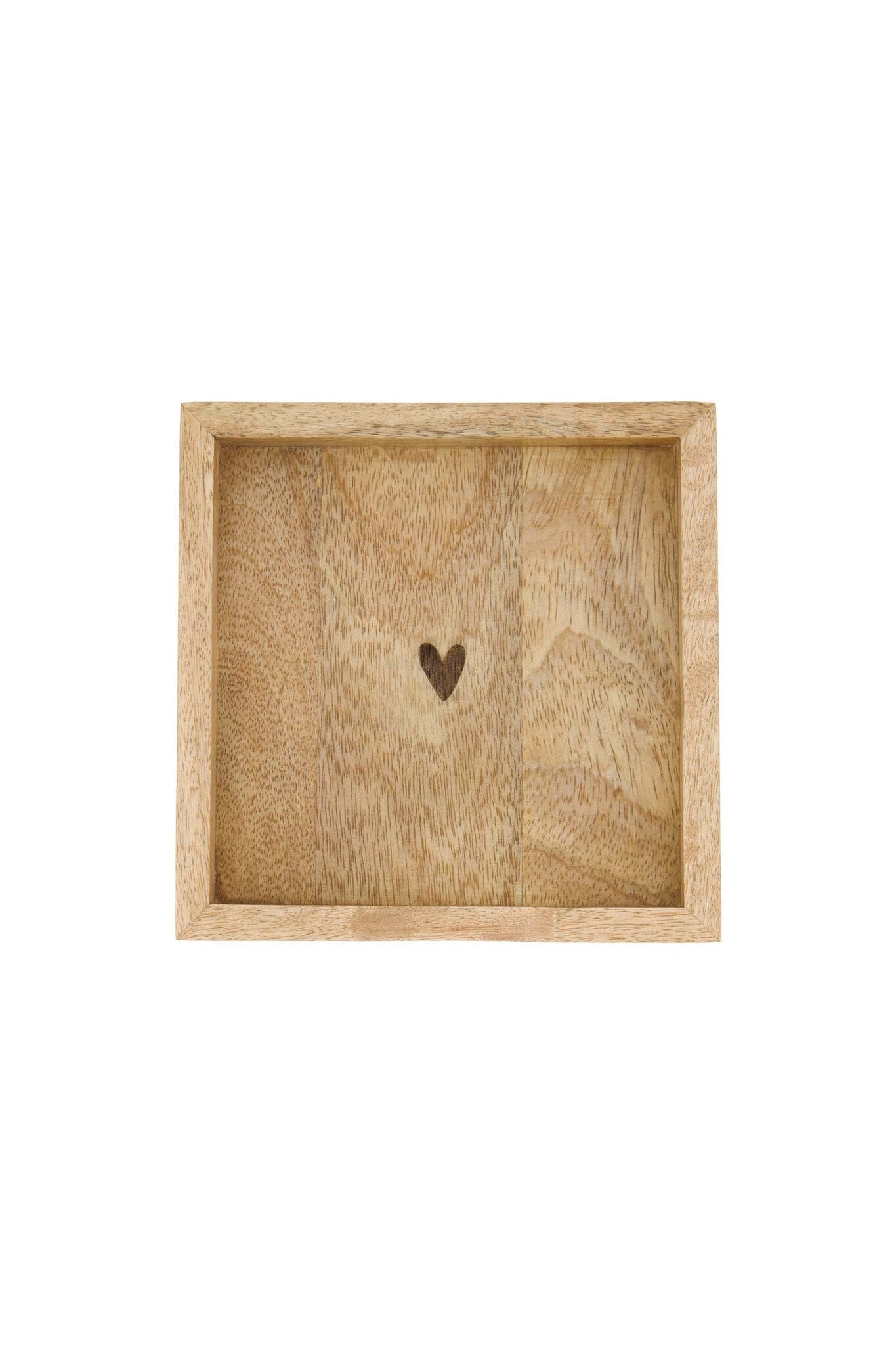 Zusss | Servethouder hout hartje 12.5cm
