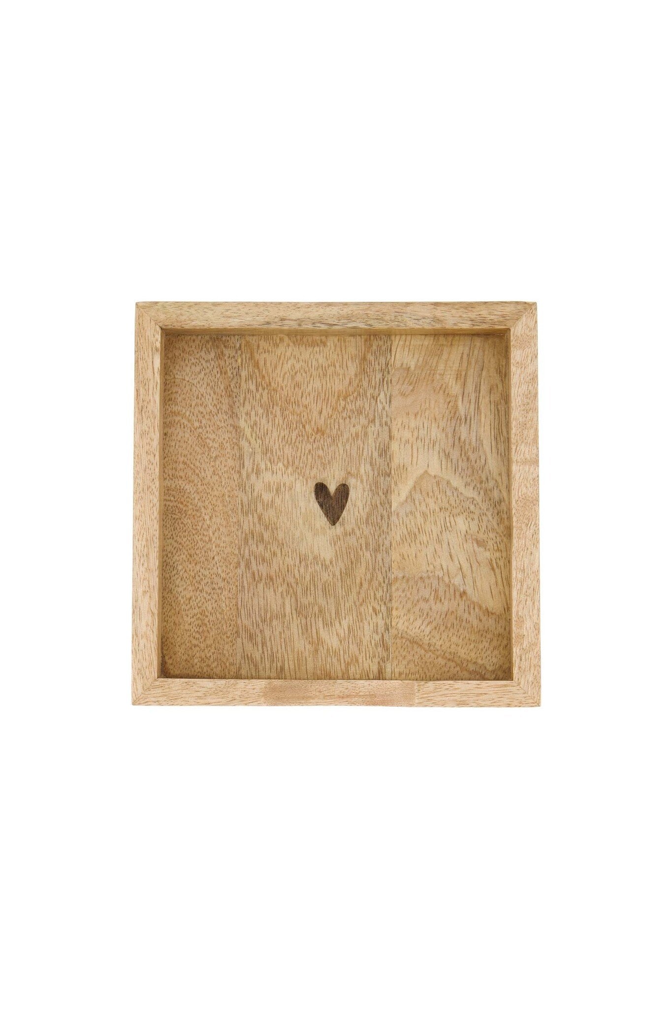 Zusss | Serviettenhalter aus Holz in Herzform, 12,5 cm