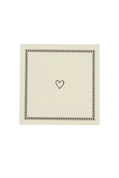 Zusss | Untersetzer, sandfarben/anthrazitfarben, 6er-Set