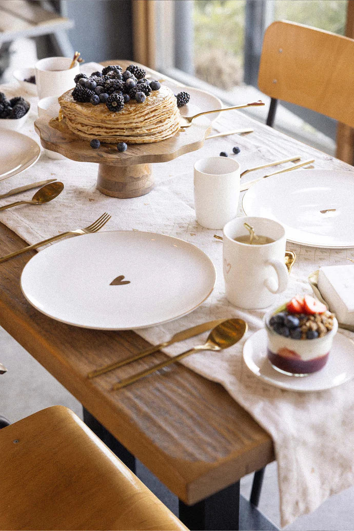 Zusss | Taartplateau hartje hout