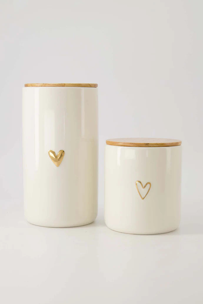 Zusss | Vorratsglas mit Deckel L Herz