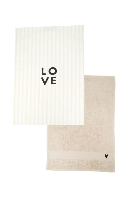 Zusss | Keukenset streep love hartje