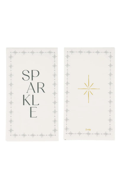 Zusss | Rechteckige Glitzerservietten