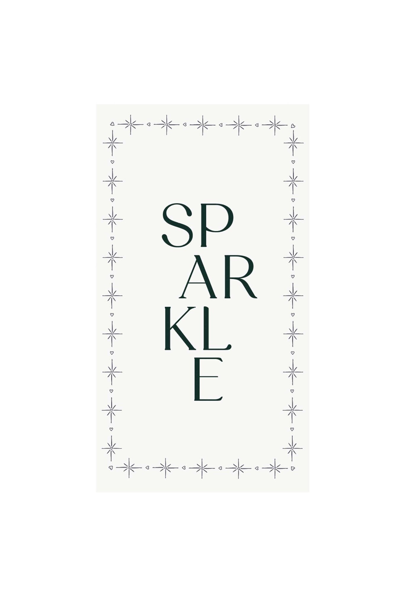 Zusss | Rechteckige Glitzerservietten