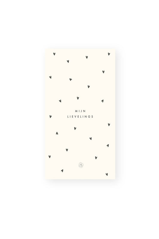 Zusss | Servetten mijn lievelings hartjes zand