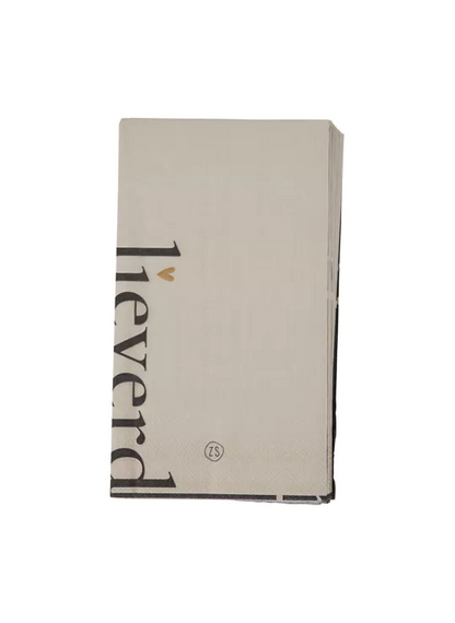 Zusss | Servetten lieverd geniet zand